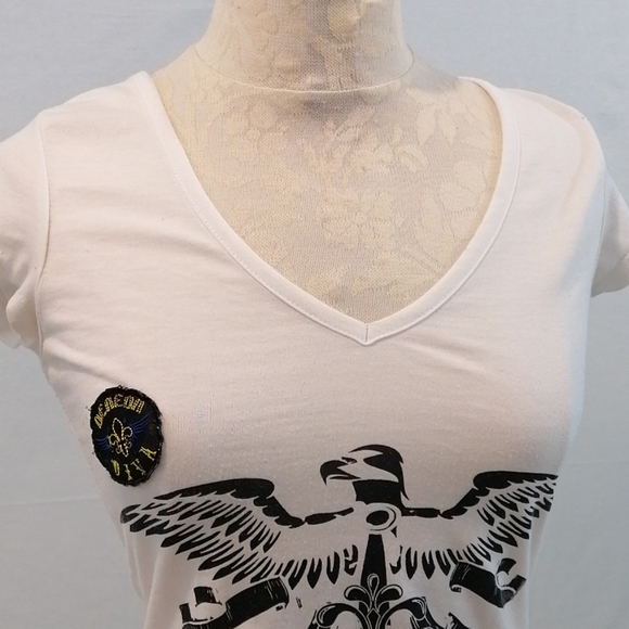 Dereon Beyonce Sexy Diva Back Zipper T-shirt Sz Sm… - Picture 4 of 13